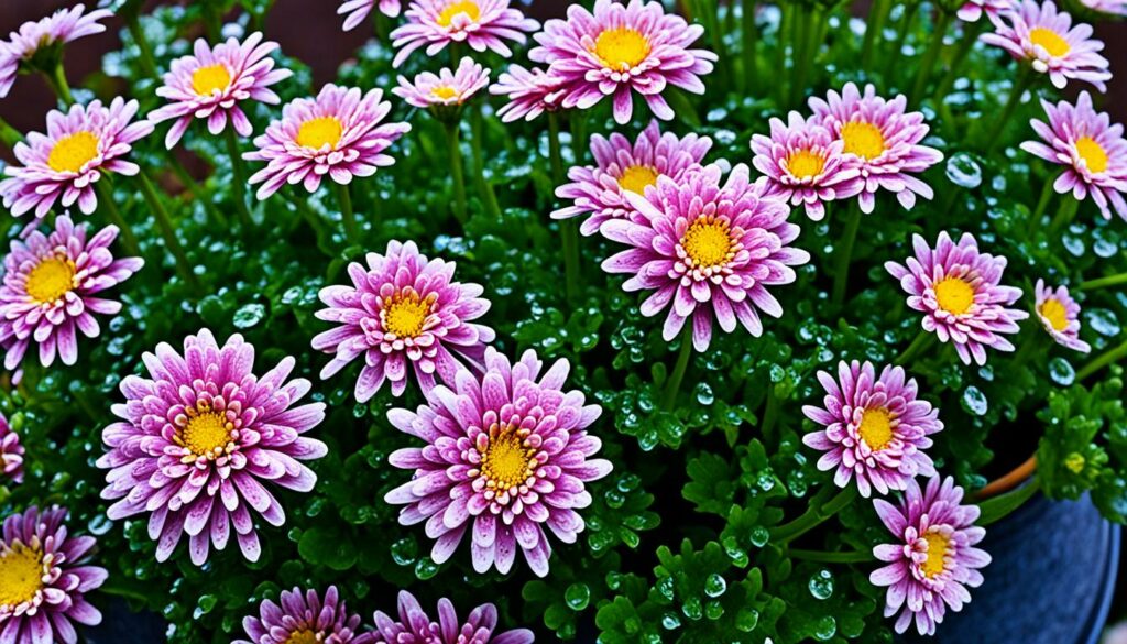 Chrysanthemum Watering