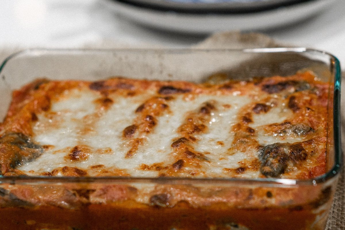 Classic Lasagna ready to serve
