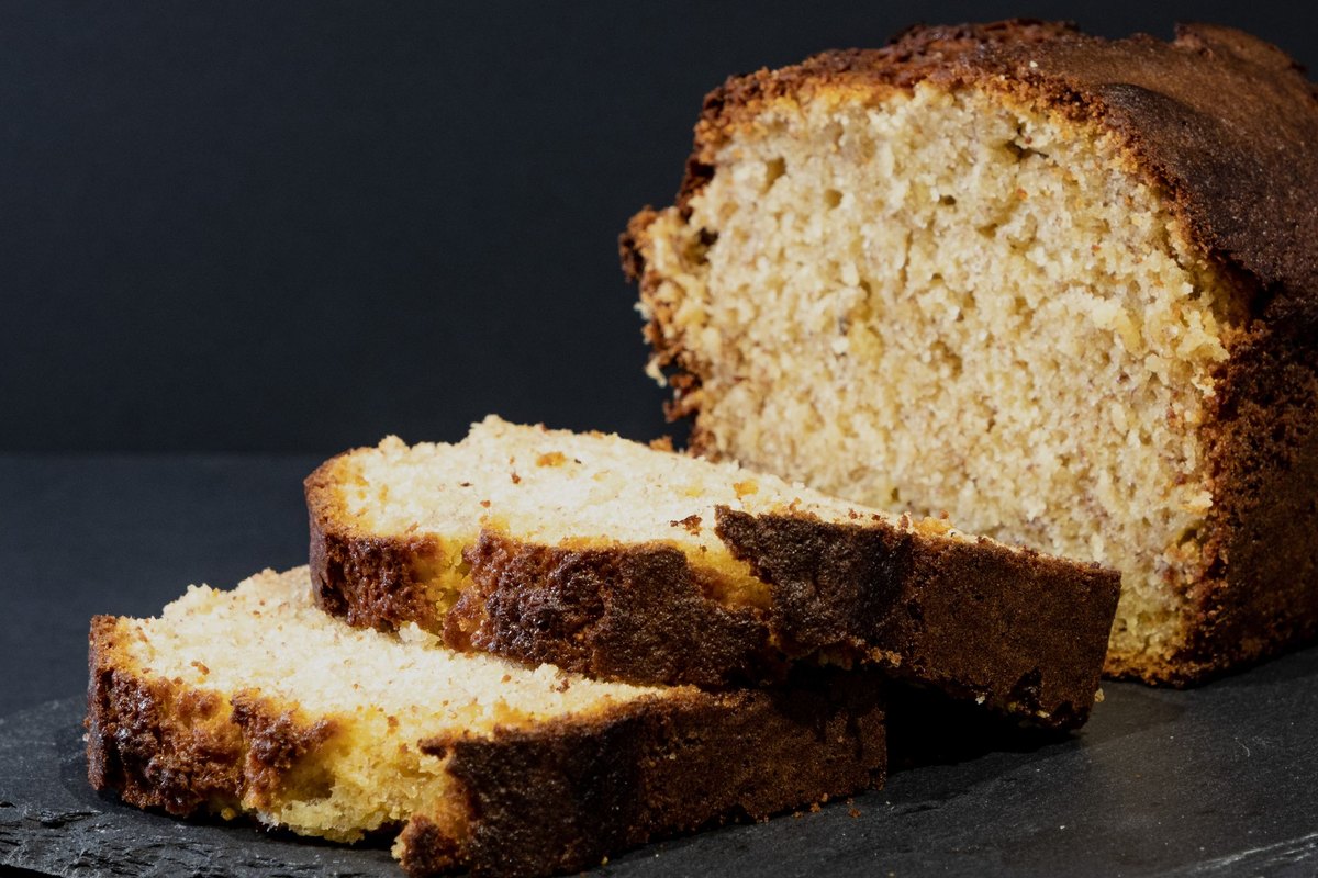 A serving of best banana bread
