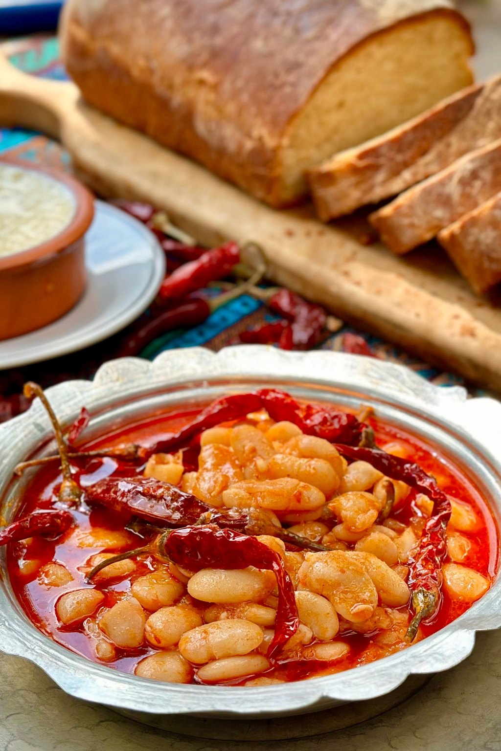 Close up of easy turkey chili