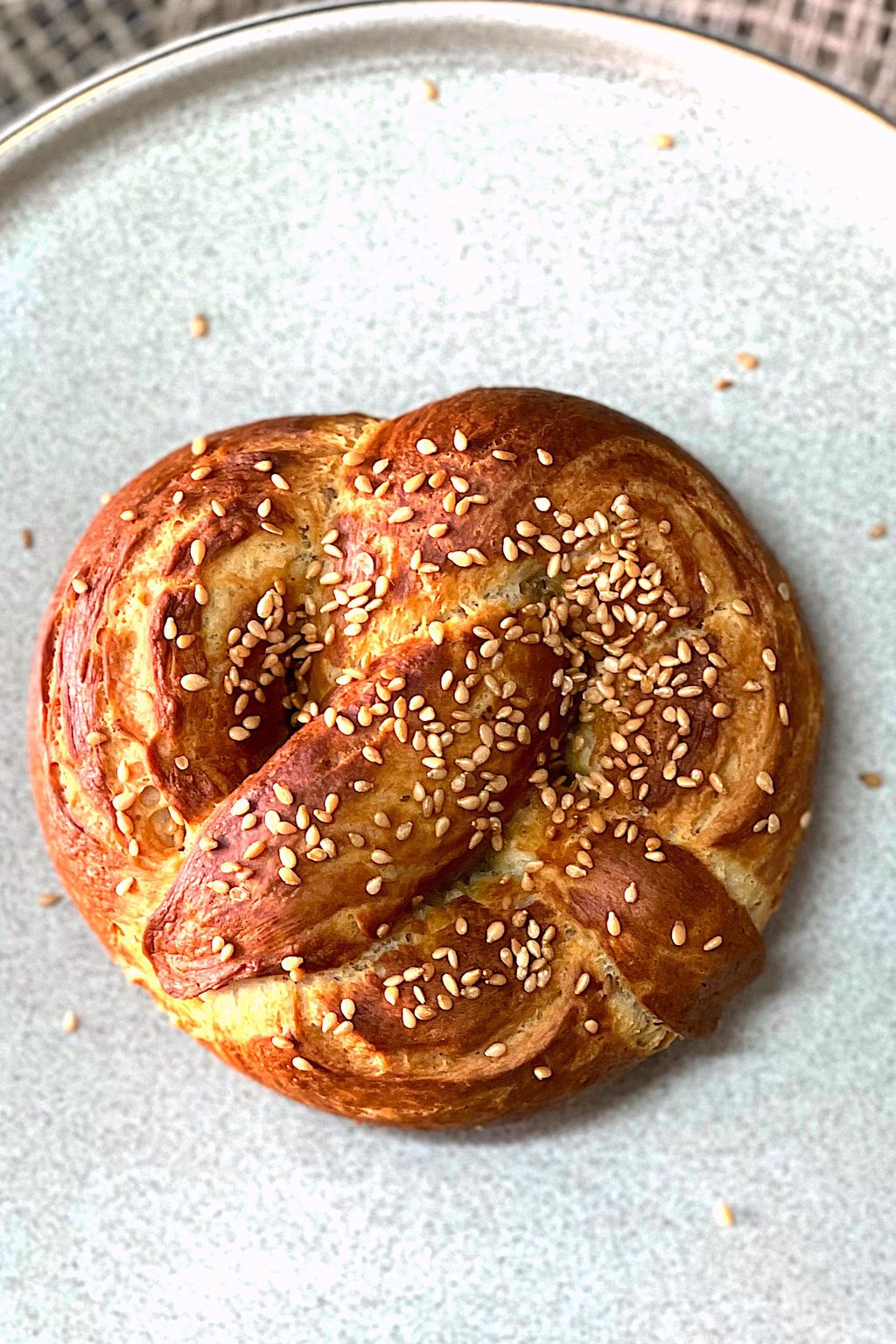 Close up of soft pretzel bites with beer cheese