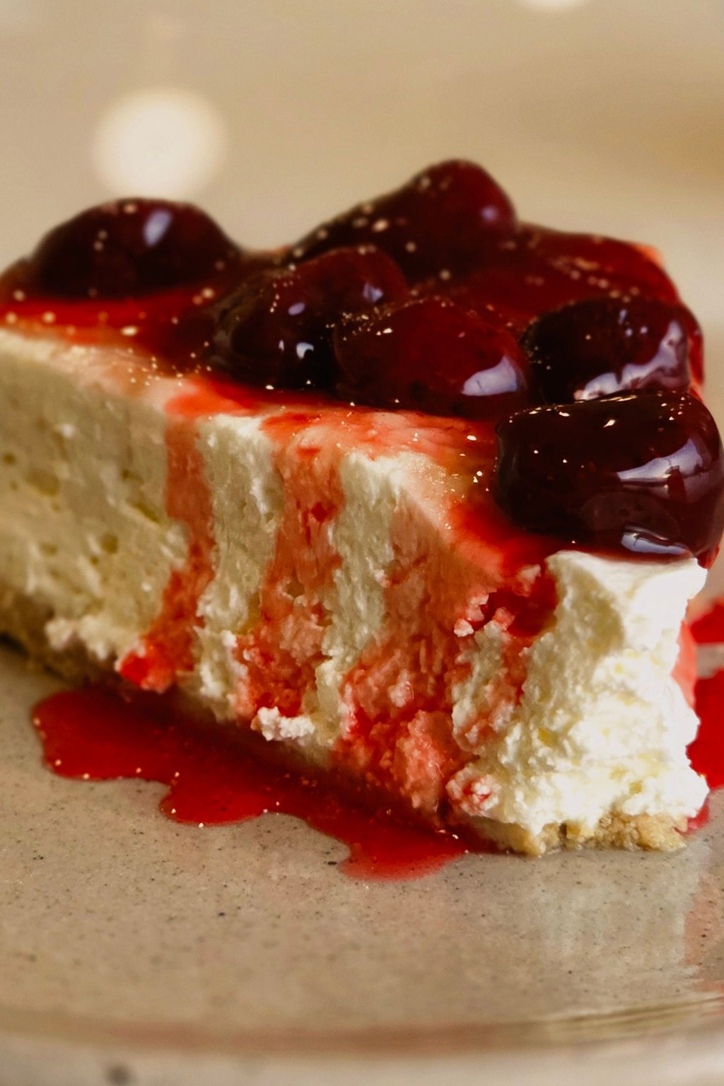 Close up of cherry delight