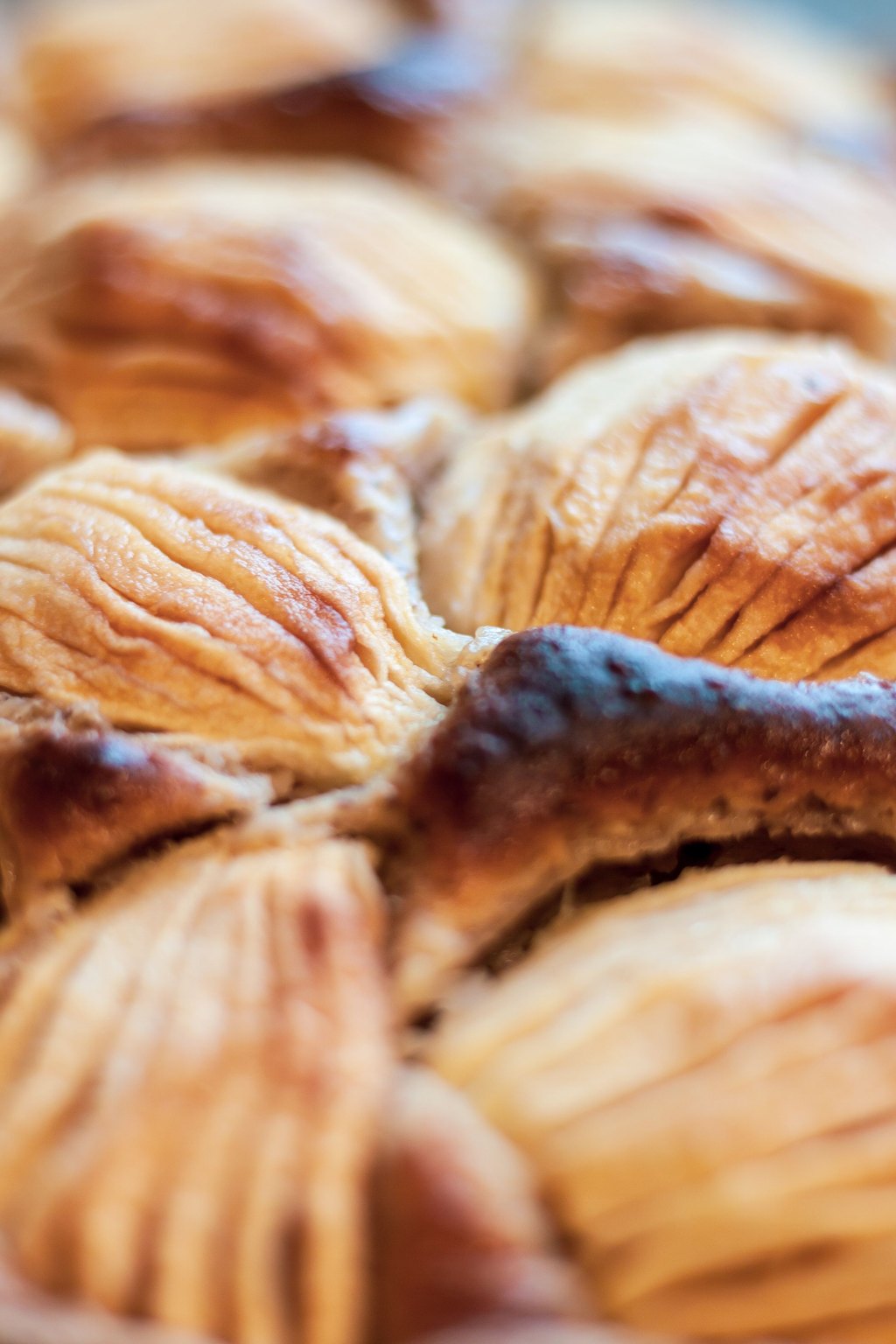 Close up of old fashioned apple dumplings