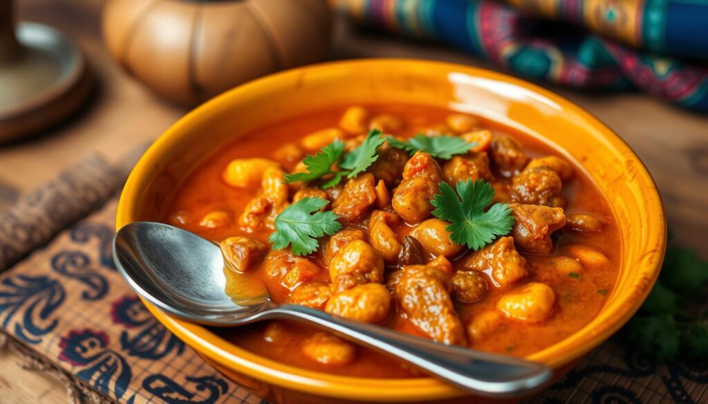 African peanut stew leftovers