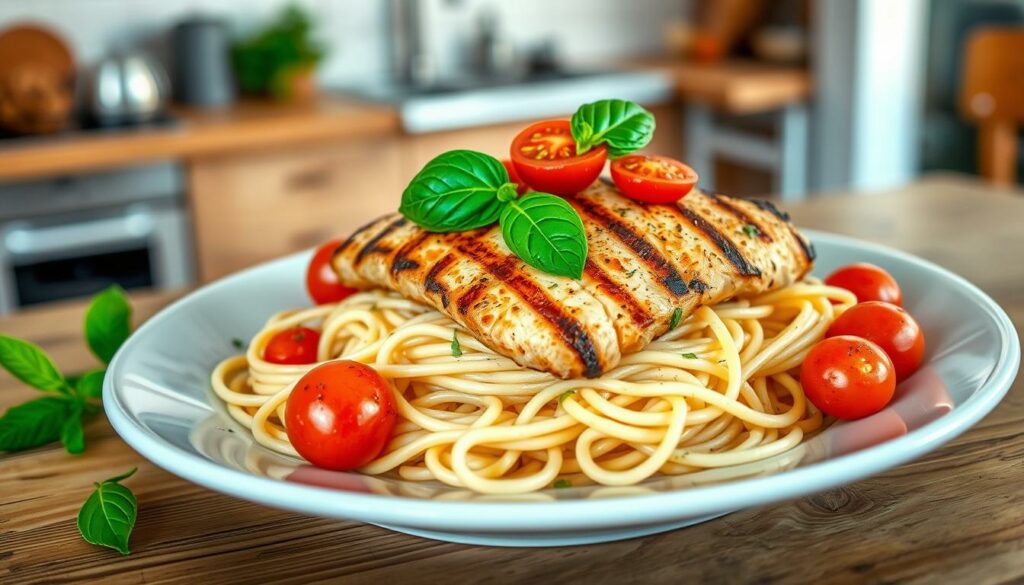 Angel Hair Pasta with Chicken