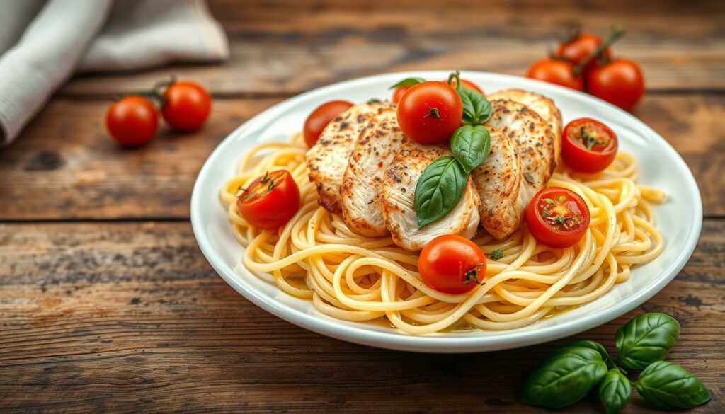 Angel Hair Pasta with Chicken