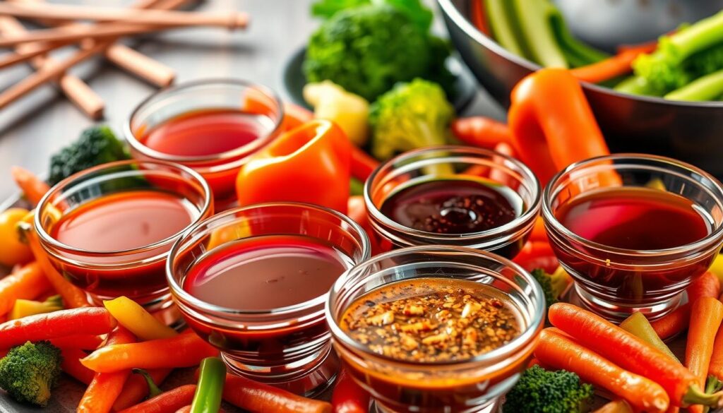 Asian stir-fry sauces