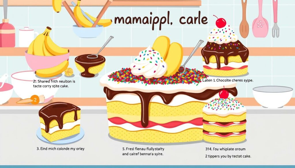 Banana cake instructions