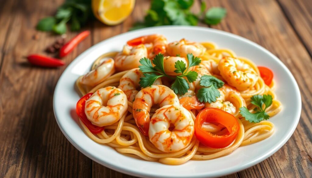 Cajun shrimp pasta