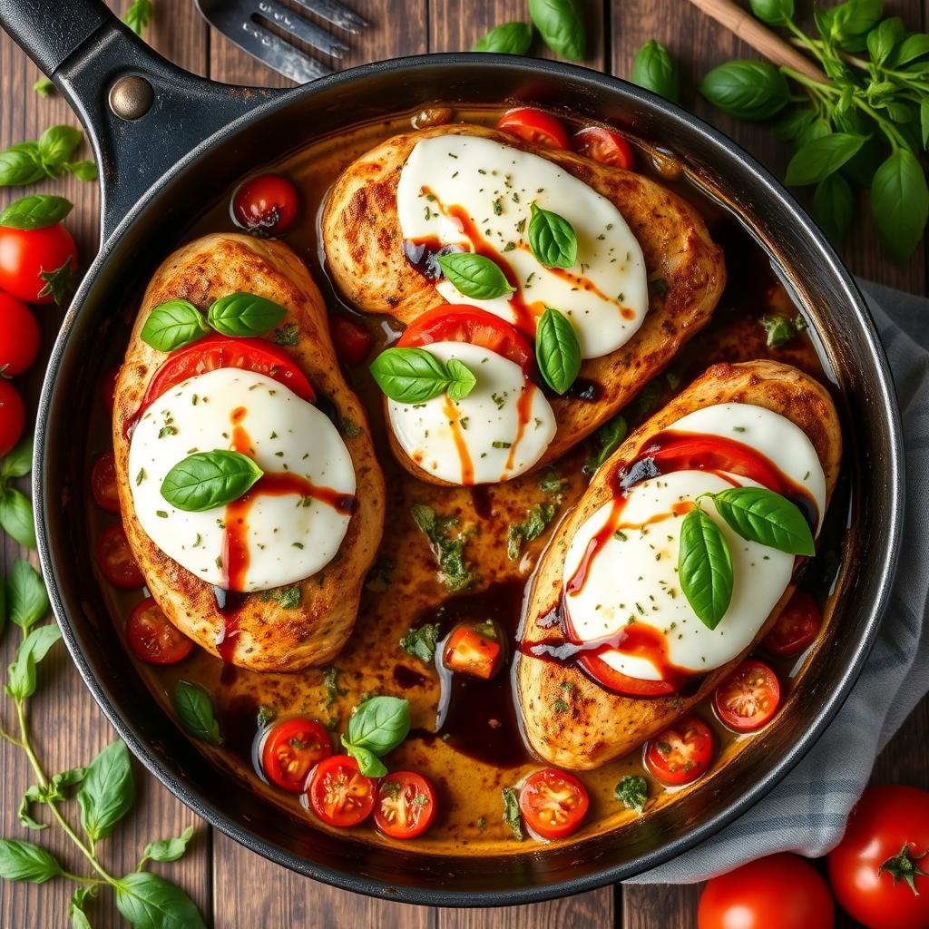 Caprese Chicken Skillet Recipe