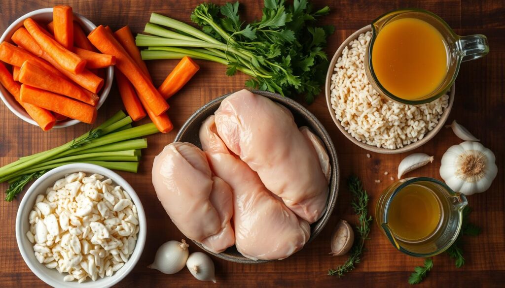 Chicken and Rice Casserole Ingredients