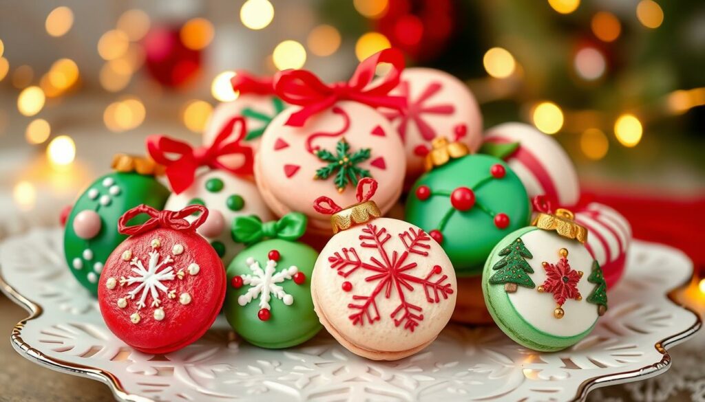 Christmas Ornament Macarons Recipe