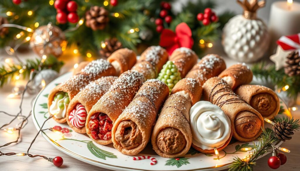 Christmas cannoli flavors