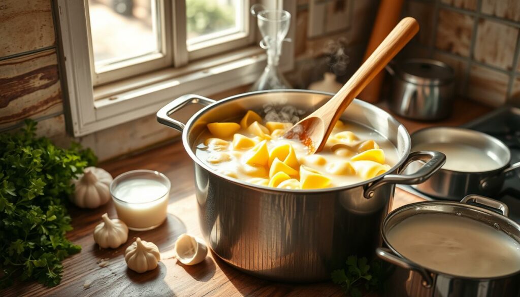 Cooking tortellini