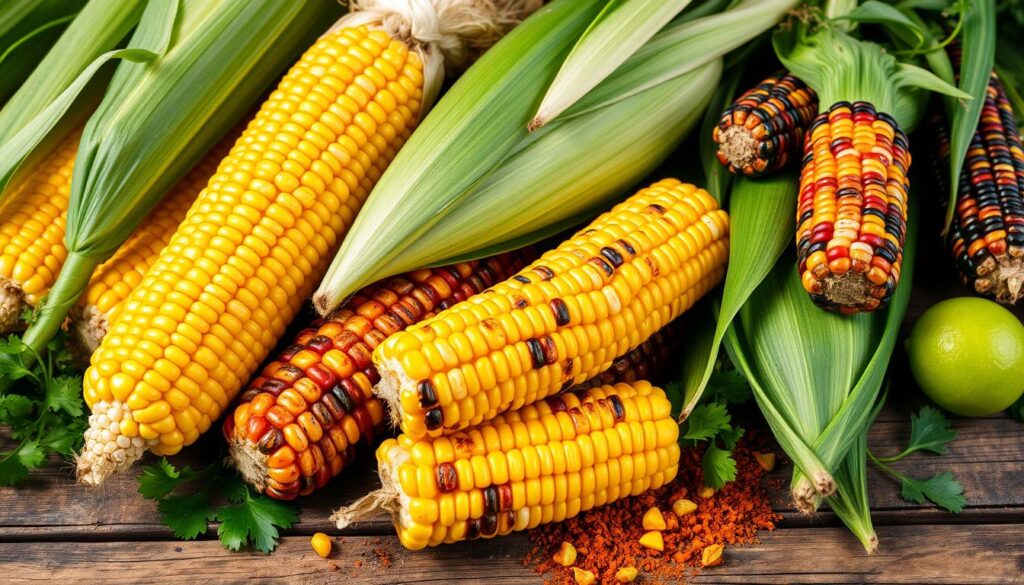 Corn Selection for Mexican Street Corn Casserole