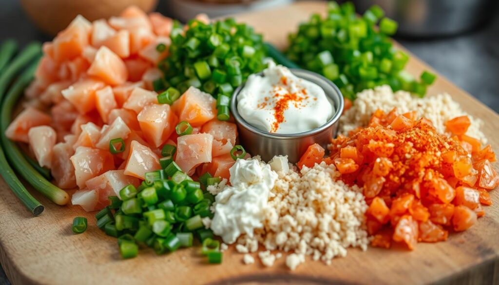 Crab filling ingredients