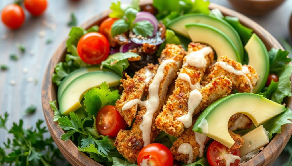 Crispy Chicken Salad