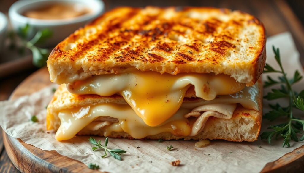 Crispy leftover panini