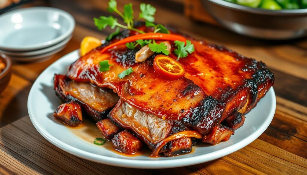 Crispy pork belly