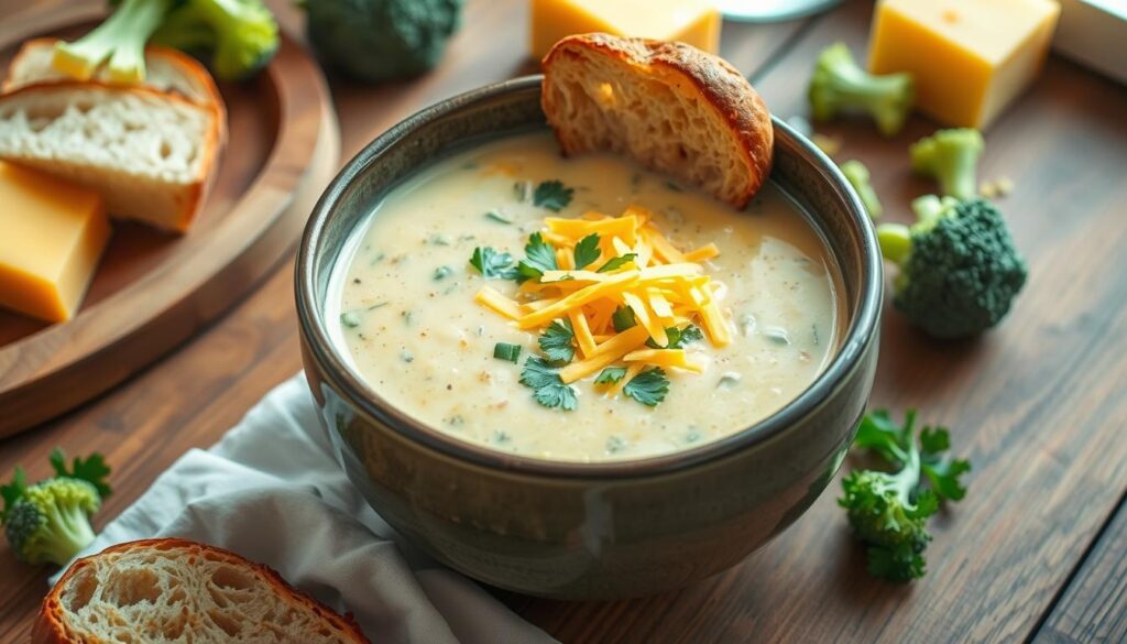 Easy Broccoli Cheese Soup Recipe