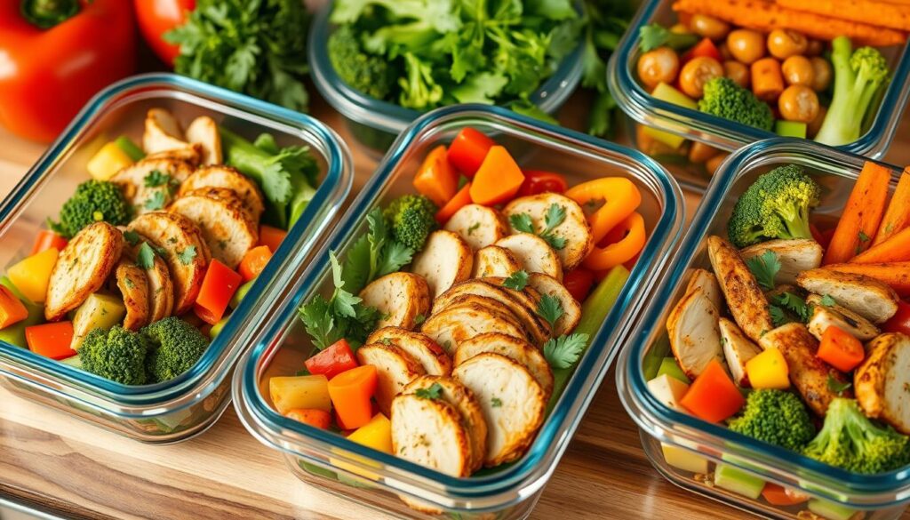 Easy Chicken Veggie Bowls Recipe