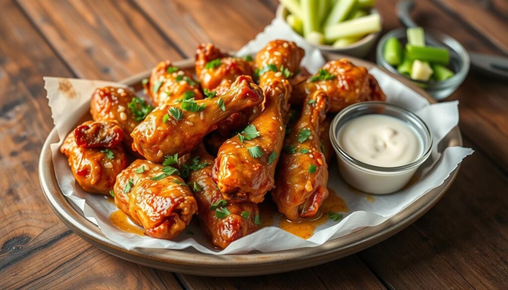 Easy Garlic Parmesan Wings Recipe