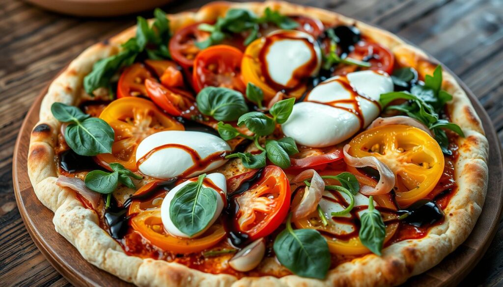 Gourmet pizza toppings