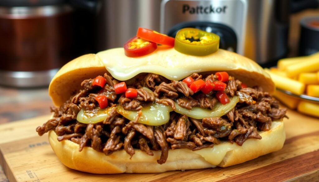 Italian Beef Sandwiches Crockpot Recipe