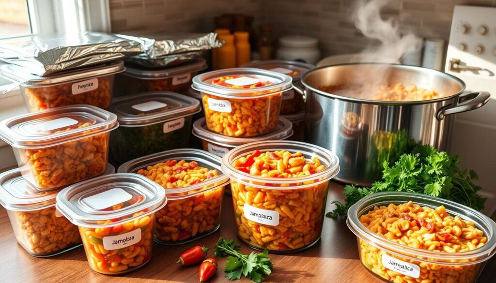 Jambalaya storage techniques