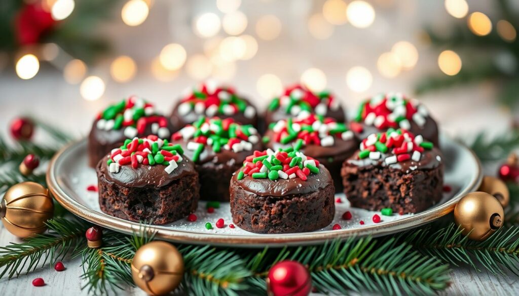 Jingle Bell Brownie Bites Recipe