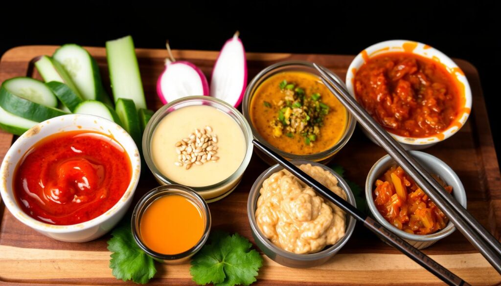 Korean dipping sauces