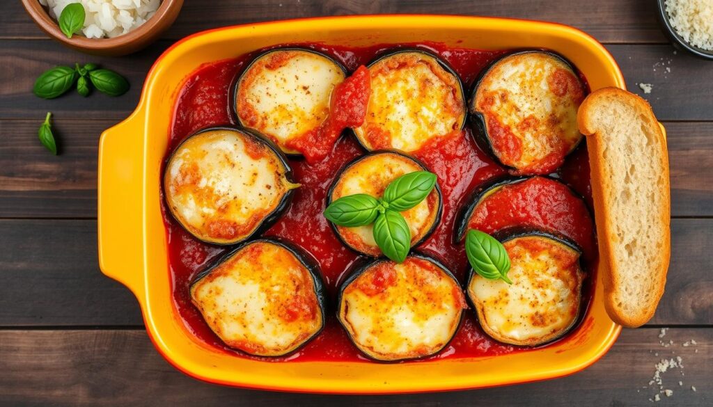 Layering Eggplant Parmesan Recipe