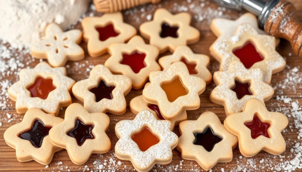 Linzer cookie shapes