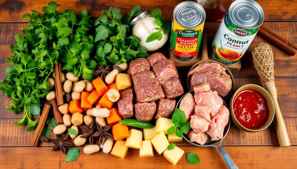 Massaman Curry Ingredients