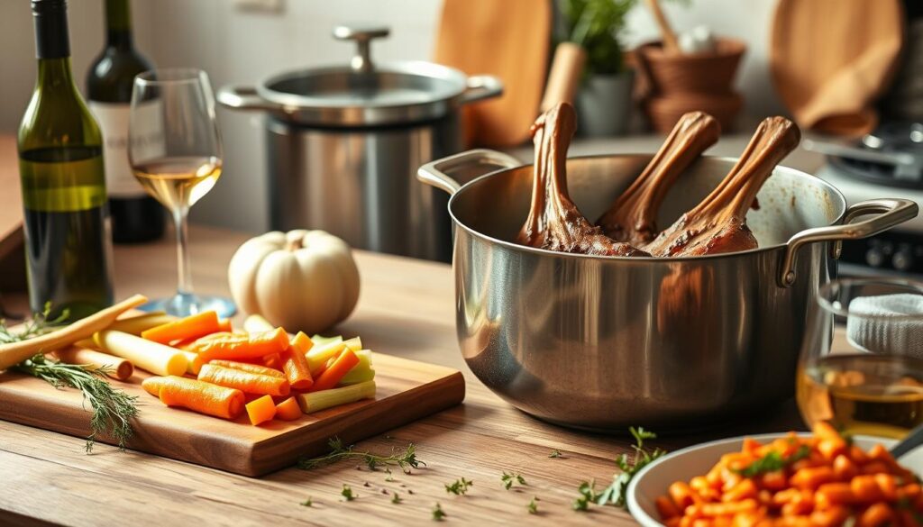 Osso Buco Cooking Process