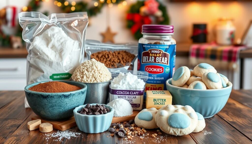 Polar Bear Paw Cookies ingredients
