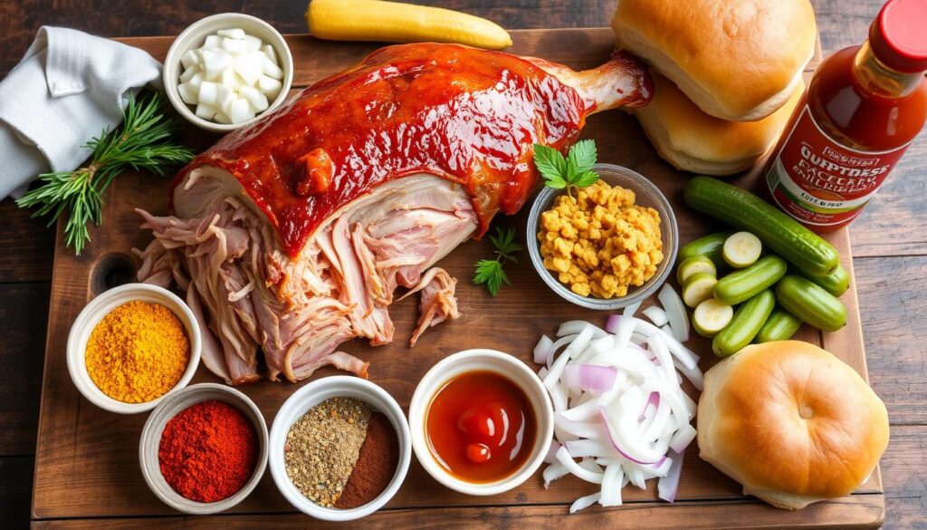 Pulled pork ingredients