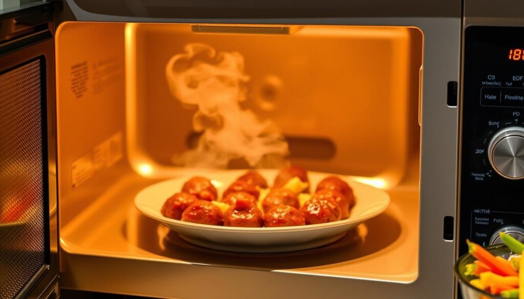 Reheating meatballs