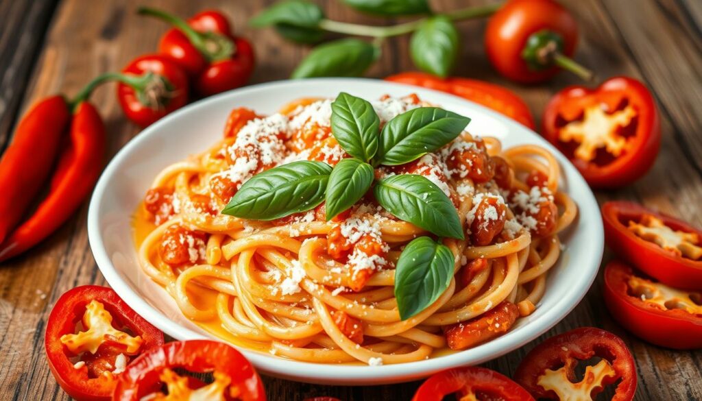 Roasted Red Pepper Pasta