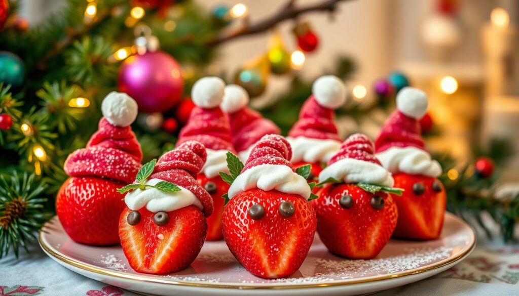 Santa's Strawberry Hats Recipe