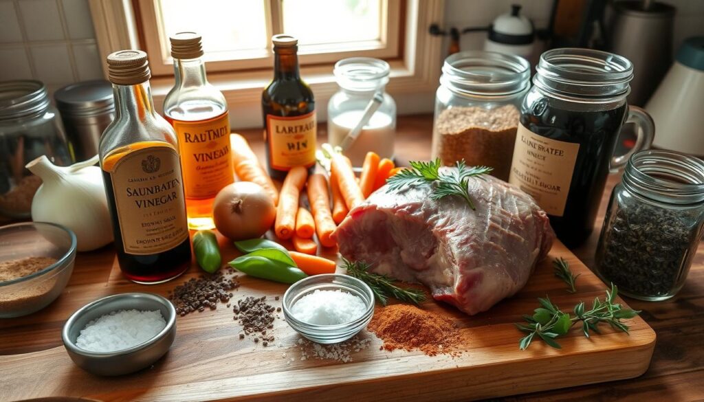 Sauerbraten Marinade Preparation