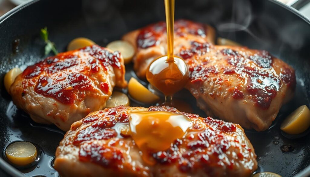 Searing Chicken Thighs