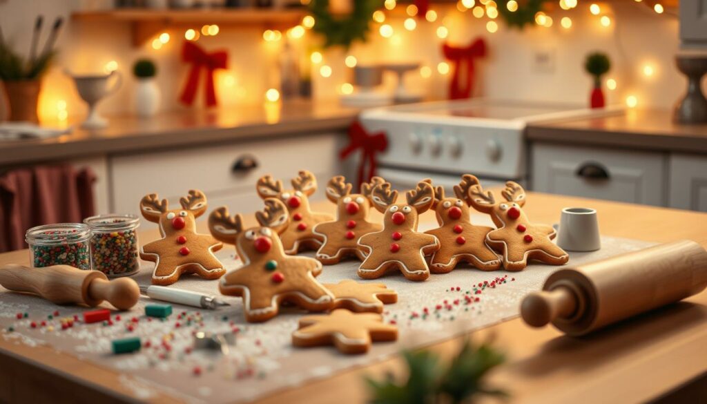 Sharing baking experiences with Gingerbread Reindeer Cookies