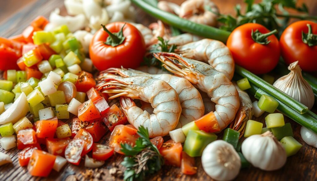 Shrimp Creole ingredients