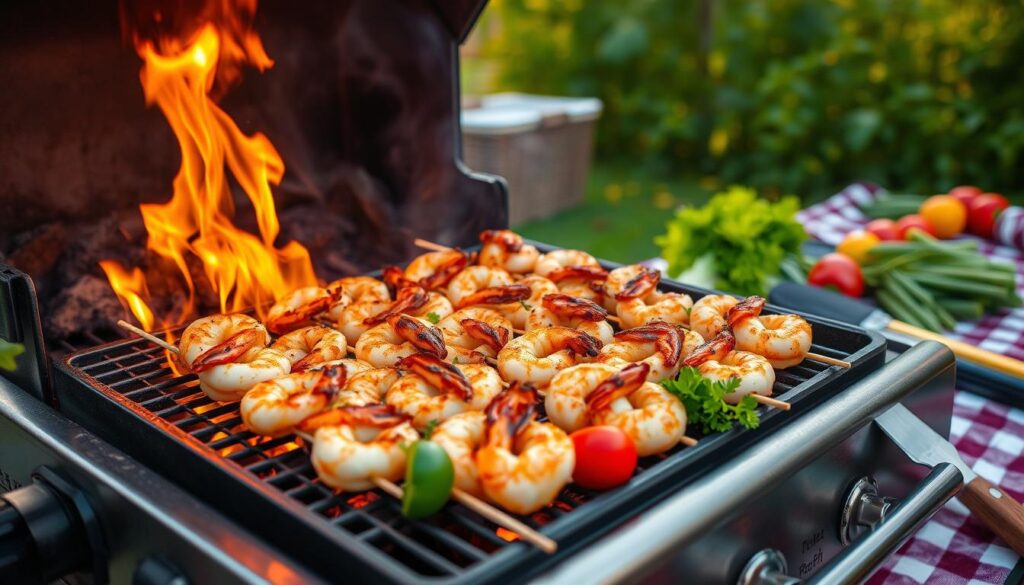 Shrimp grilling methods
