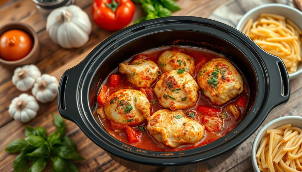 Slow Cooker Chicken Cacciatore