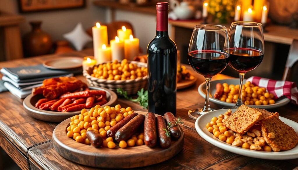 Spanish wine and food pairing