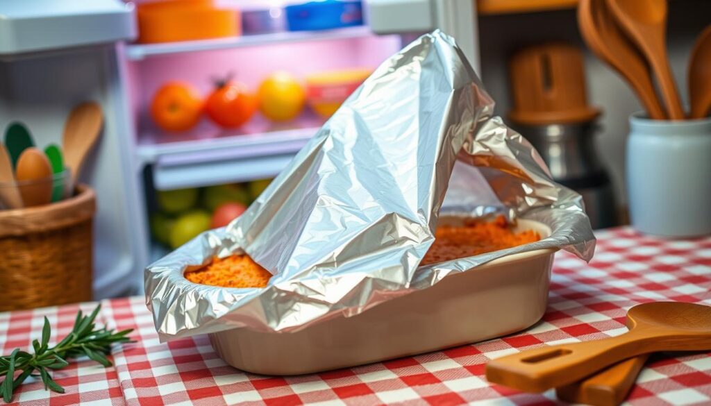 Storing sweet potato casserole