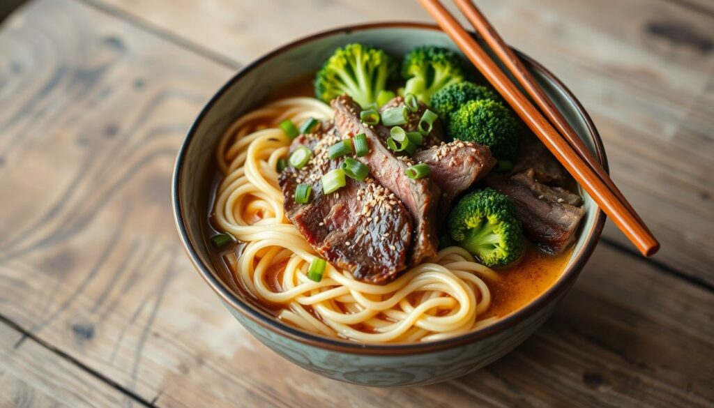 beef and broccoli ramen serving beef and broccoli ramen serving