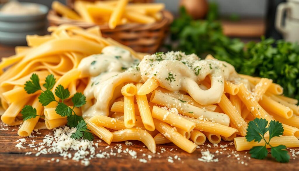 best pasta for alfredo bake